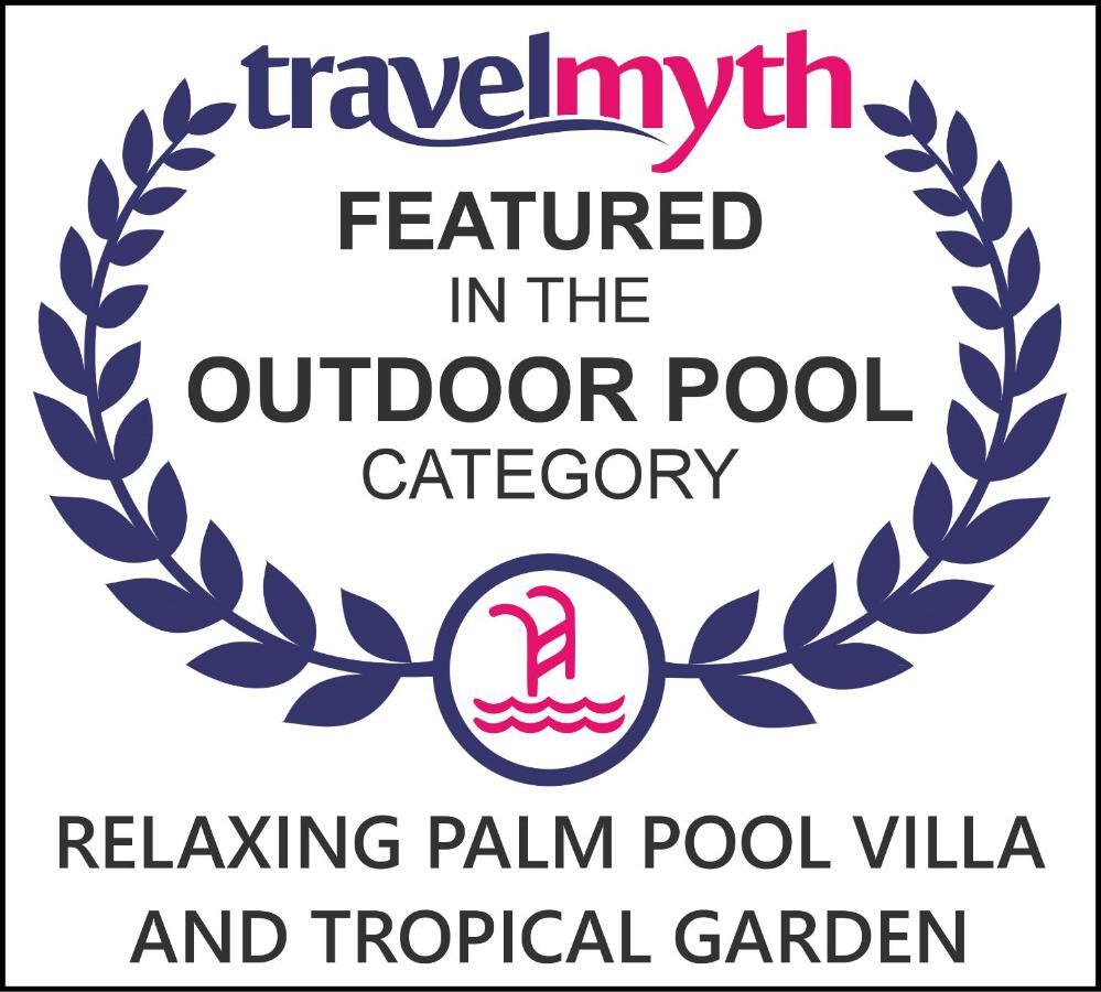 Relaxing Palm Pool Villa And Tropical Garden Bang Lamung Bagian luar foto